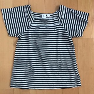 ギャップキッズ(GAP Kids)のGAP KIDSの黒白ボーダー　140(Tシャツ/カットソー)