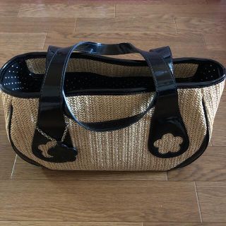 マリークワント(MARY QUANT)の美品 MARY QUANT かごバッグ(トートバッグ)