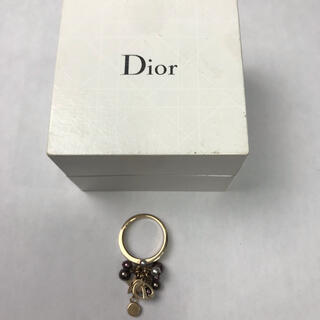 クリスチャンディオール(Christian Dior)のRR224　ディオール　マルチカラーﾊﾟｰﾙ付き　リング　＃13.5(リング(指輪))