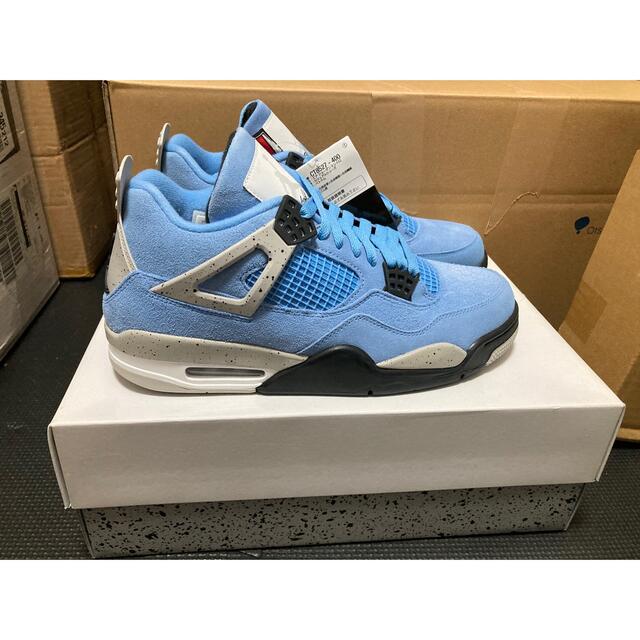 新品 AIR JORDAN 4 RETRO University BLUE 28 1