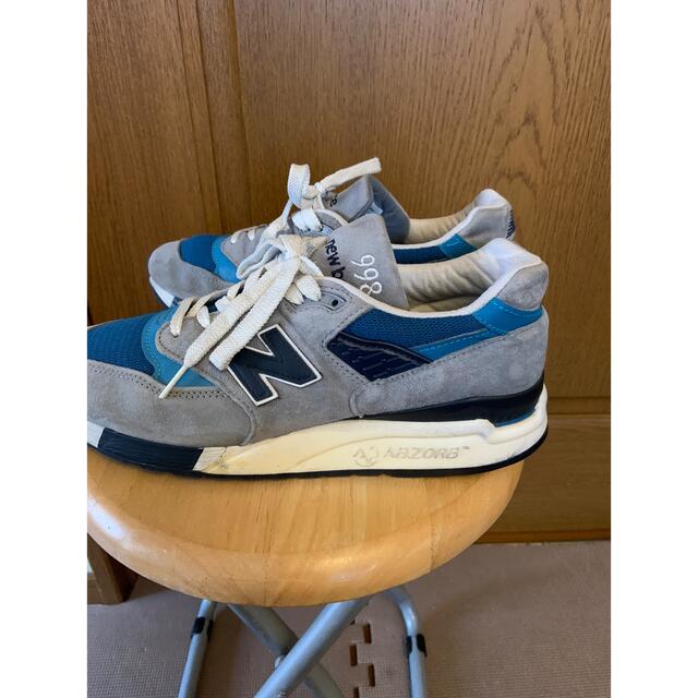 New Balance(ニューバランス)のニューバランス M998 MD GRAY/BLUE   made in USA メンズの靴/シューズ(スニーカー)の商品写真