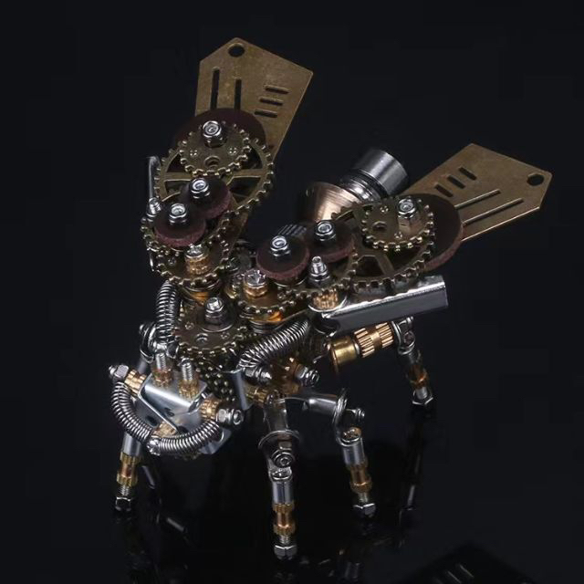 ネジ ロボット 置物 飾り インテリア雑貨 組立 パズル ホタル おもちゃ 模型 4