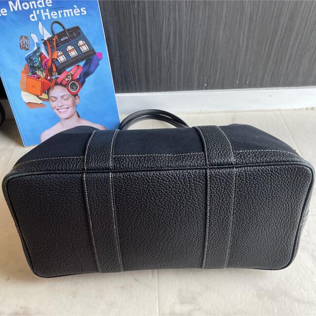 ほぼ未使用✨HERMES✨ガーデンパーティー PM ブラック - トートバッグ