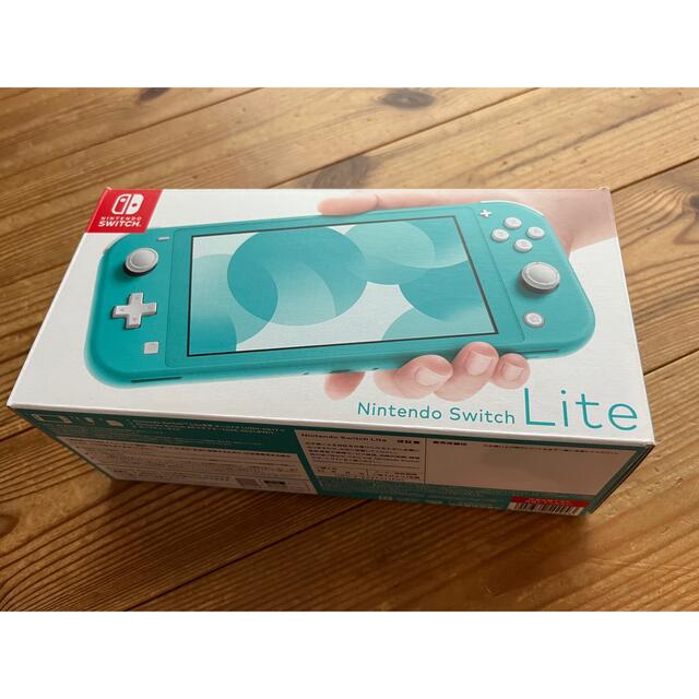 Nintendo Switch(ニンテンドースイッチ)の美品　任天堂　スイッチライト　ターコイズブルー エンタメ/ホビーのゲームソフト/ゲーム機本体(携帯用ゲーム機本体)の商品写真