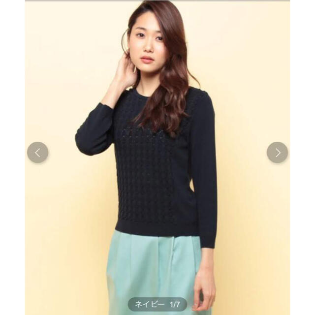 爆買いセール ANAYI❤️シャーリングフレンチスリーブカットソー