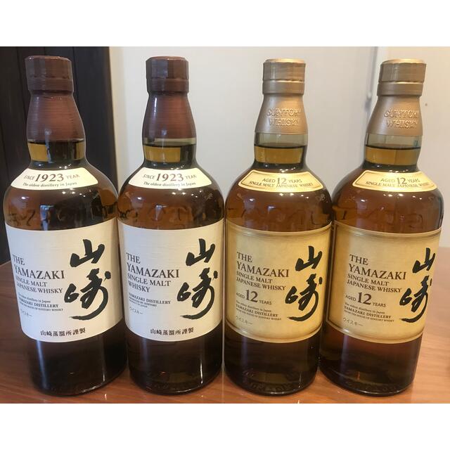 驚きの値段 サントリー - 山崎12年2本、 シングルモルト ウイスキー 2