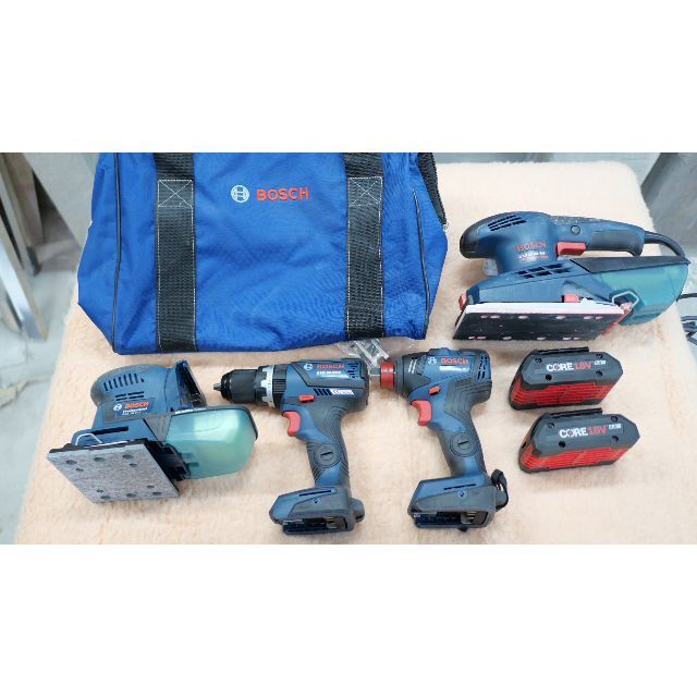 BOSCH 18V電動工具セット+ACサンダー