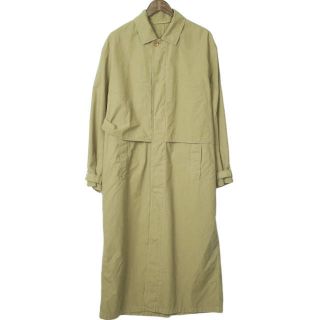 ルメール(LEMAIRE)のLEMAIRE ルメール 21AW UNISEX STORM FLAP COAT ストームフラップコート X 213 CO160 LF288 XS CAMEL ステンカラー トレンチ アウター【新古品】【中古】【LEMAIRE】(ステンカラーコート)