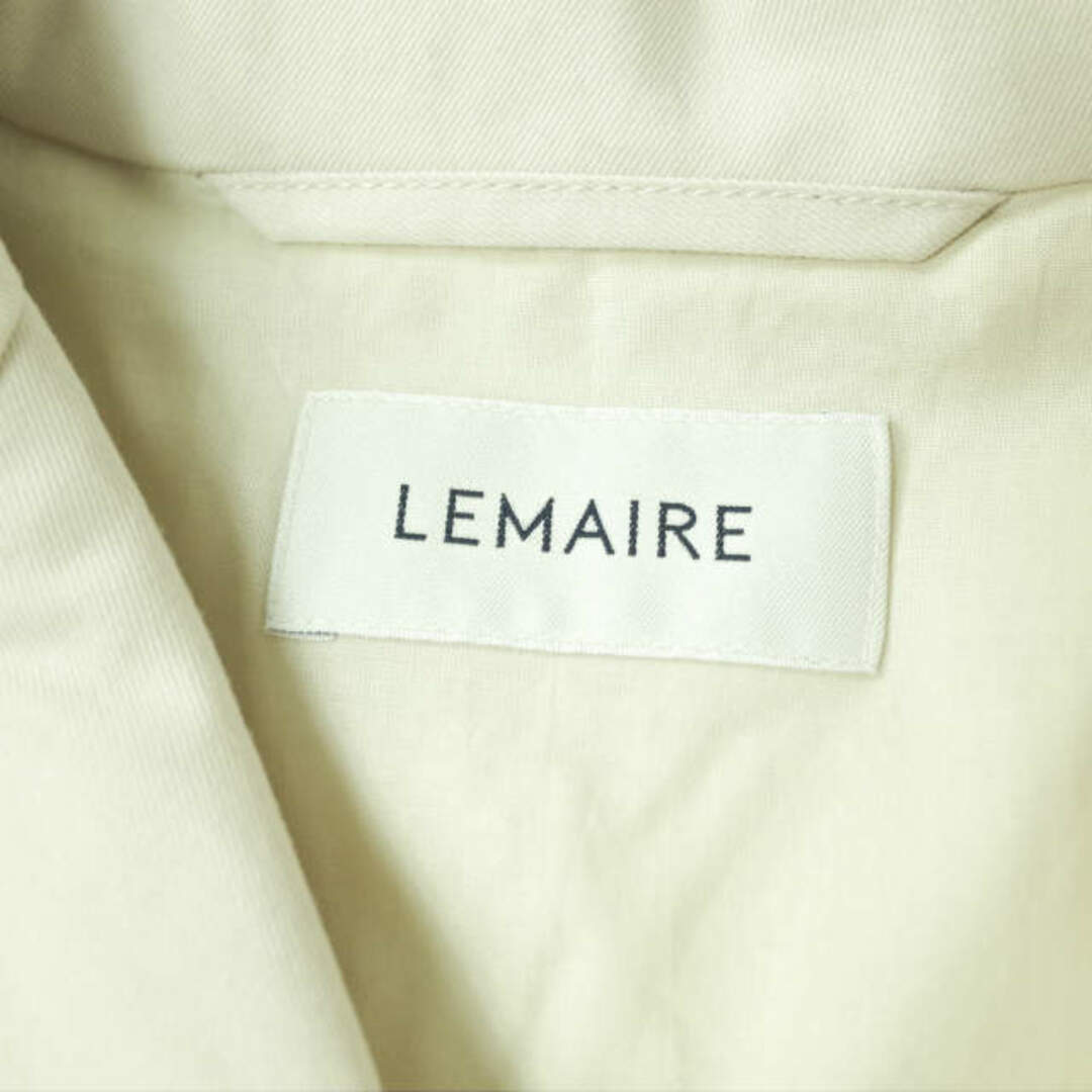 LEMAIRE ルメール 21AW WADDED OVERSHIRT コットンギャバジン シャツジャケット M213 OW185 LF641 46 ALMOND MILK 長袖 開襟 トップス【新古品】【LEMAIRE】