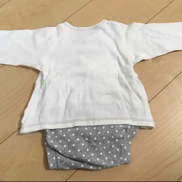 新生児から使えるロンパース キッズ/ベビー/マタニティのベビー服(~85cm)(ロンパース)の商品写真