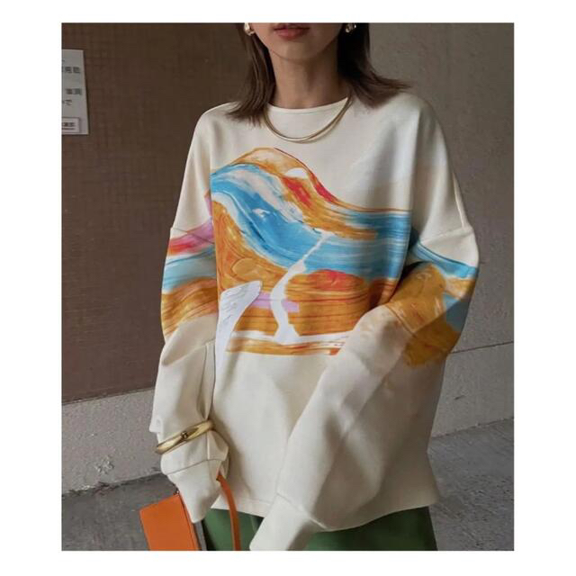 Ameri VINTAGE(アメリヴィンテージ)の限定値下げ！ameri hailey art sweat レディースのトップス(トレーナー/スウェット)の商品写真