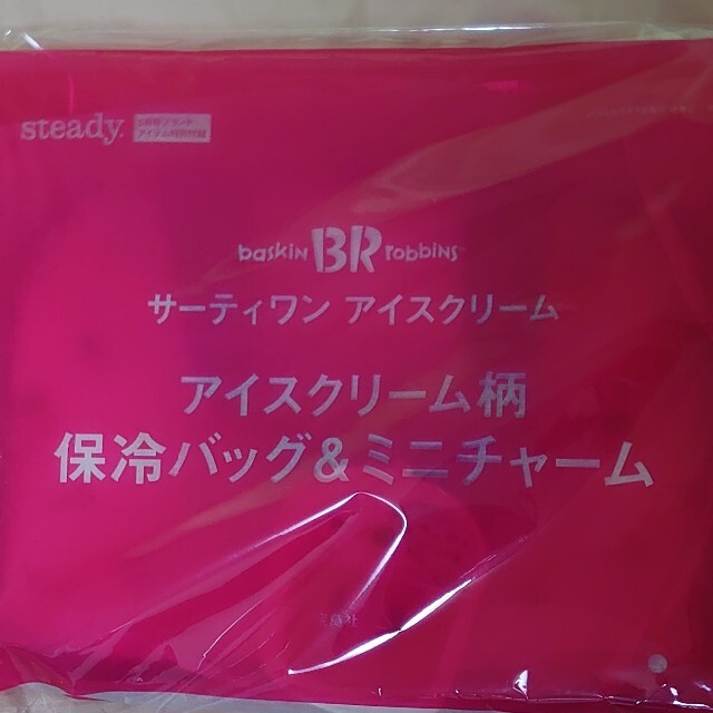 Steady. 5月号付録サーティワン アイスクリーム保冷バッグ＆ミニチャーム レディースのバッグ(トートバッグ)の商品写真