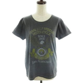 シップス(SHIPS)のシップス GOOD ROCK SPEED Tシャツ 半袖 プリント F グレー(Tシャツ(半袖/袖なし))