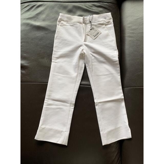 ザラキッズ(ZARA KIDS)の新品未使用 ザラキッズ zarakids 白パンツ 白ズボン サイズ6 116 (パンツ/スパッツ)