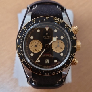 チュードル(Tudor)のTUDORブラックベイクロノS&G(腕時計(アナログ))
