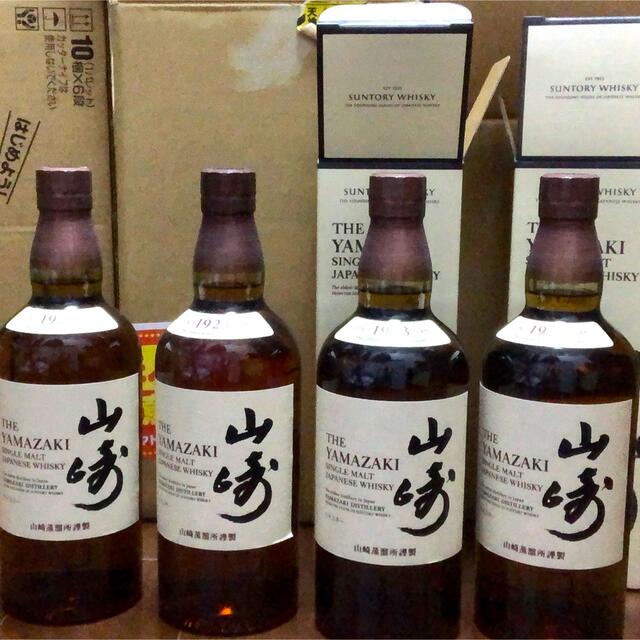 未開封品 サントリー 山崎 ノンビンテージ 700ml 4本 世界有名な 21925