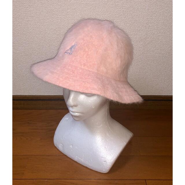 S 新品 KANGOL Furgora Casual ファー ハット ピンク