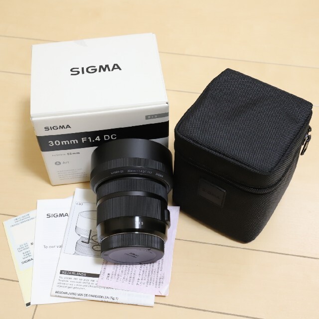 9枚円形絞り最短撮影距離高画質★SIGMA 単焦点レンズ Art 30mm F1.4 DC キヤノン用