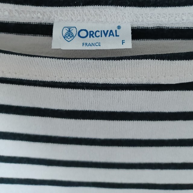 ORCIVAL(オーシバル)のORCIVAL 白×黒ボーダーTシャツ レディースのトップス(Tシャツ(半袖/袖なし))の商品写真