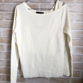 ダブルクローゼット(w closet)のw closet◆タグ付き未使用◆ワンショルダーカットソー&タンクトップセット(カットソー(長袖/七分))