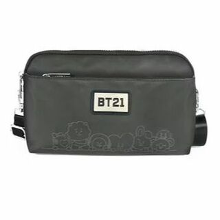 台湾限定　BT21　バッグ　2色あり（R054） （グレー）　▲ブラック完売(キャラクターグッズ)
