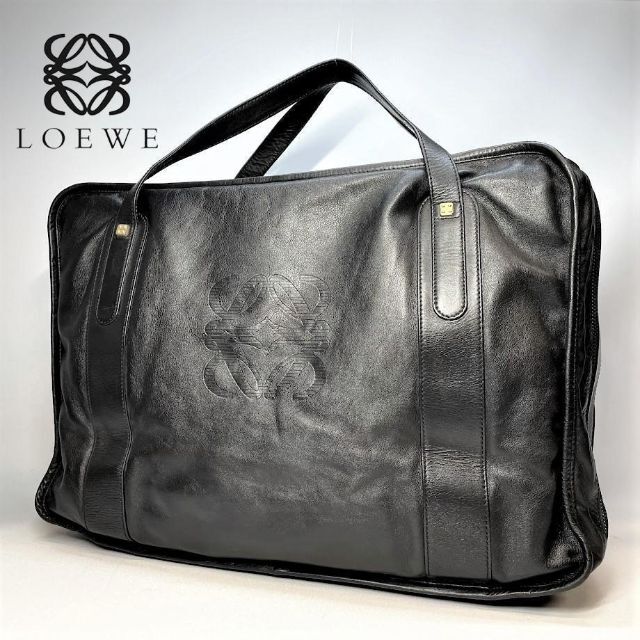 大容量⭐︎】LOEWE 引き立つ ロエベ レザー ボストンバッグ 大容量⭐︎】LOEWE 引き立つ ロエベ レザー ボストンバッグ