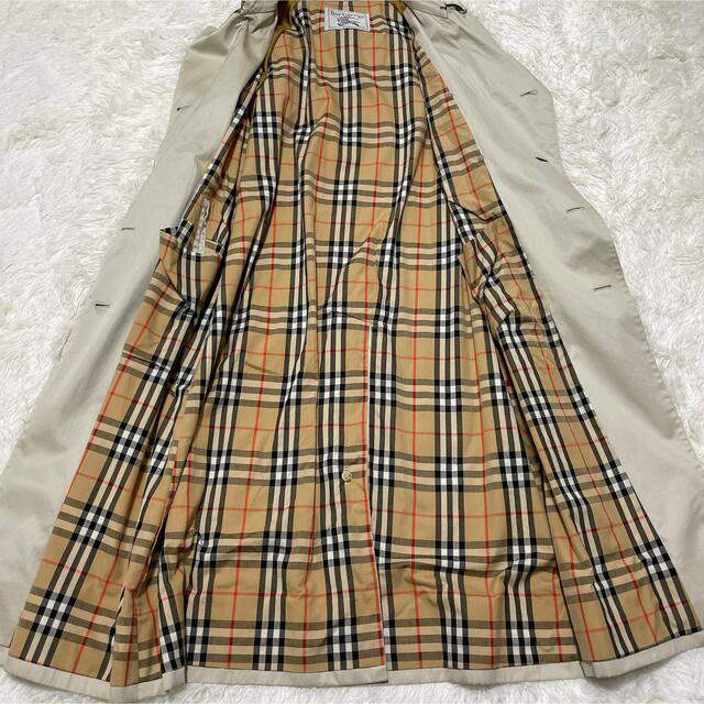 BURBERRY(バーバリー)のBurberry's トレンチコート　裏地ノバチェック　ベルト付き　レディースM レディースのジャケット/アウター(トレンチコート)の商品写真