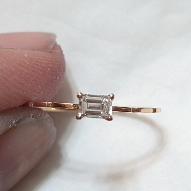 K18PGバゲットダイヤリング 0.20ct12号 新品 | www.thestyledhouse.com.au