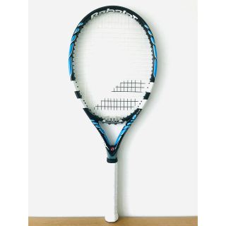 バボラ(Babolat)の【美品】バボラ『ピュアドライブ110』テニスラケット／ブルー／初心者／G2／希少(ラケット)