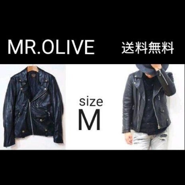 MR.OLIVE ライダースジャケット 暴れ MR.OLIVE ライダースジャケット 暴れ