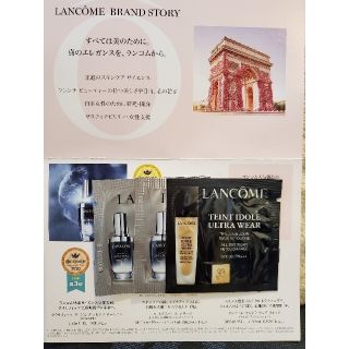 ランコム(LANCOME)のジェニフィック、タンイドル ウルトラ ウェアリキッド、クレヨン コール ノワール(サンプル/トライアルキット)