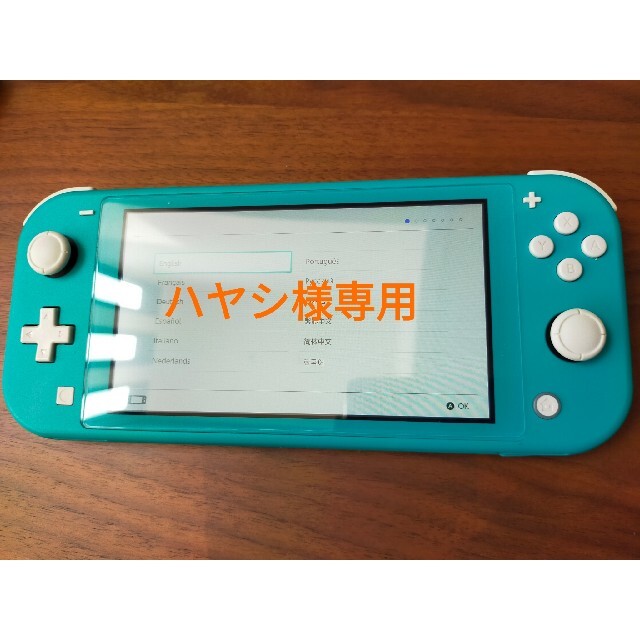 Nintendo Switch(ニンテンドースイッチ)のNintendo Switch LITE ターコイズブルー エンタメ/ホビーのゲームソフト/ゲーム機本体(携帯用ゲーム機本体)の商品写真