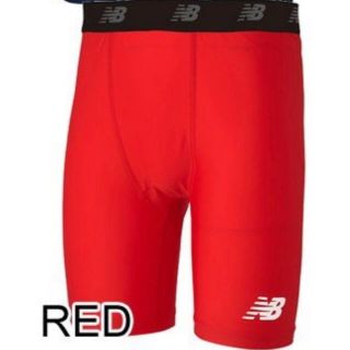 ニューバランス(New Balance)の新品未使用サッカーストレッチインナーショートパンツRED160㎝ (ウェア)