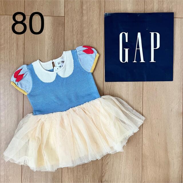 babyGAP(ベビーギャップ)の新品未使用★baby gap白雪姫ワンピース　ドレス80 キッズ/ベビー/マタニティのベビー服(~85cm)(ワンピース)の商品写真