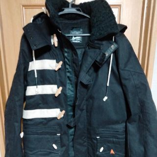 値下げしました= DENHAM TROUPER PARKA デニム生地モッズコート
