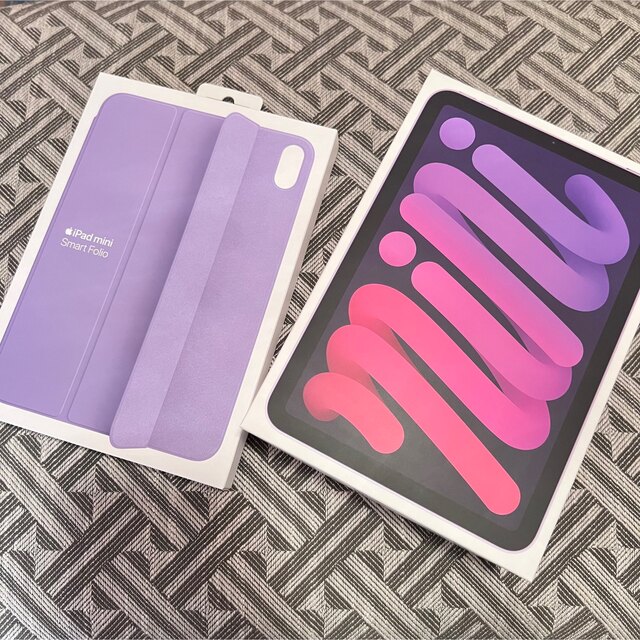iPad mini6 64GB wifi パープル + Smart Folio - タブレット