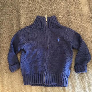 ポロラルフローレン(POLO RALPH LAUREN)のクリーニング済 ラルフローレン ニット カーディガン 80センチ(カーディガン/ボレロ)