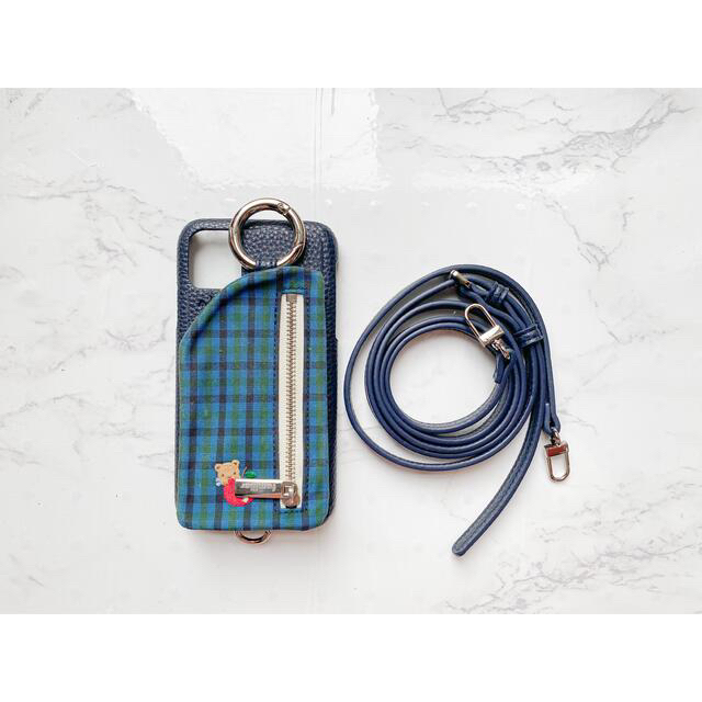 familiar ajew iPhoneケース XR/11 ネイビー mauria.com