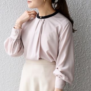 シップスフォーウィメン(SHIPS for women)の今季シップス配色パイピングブラウス(シャツ/ブラウス(長袖/七分))