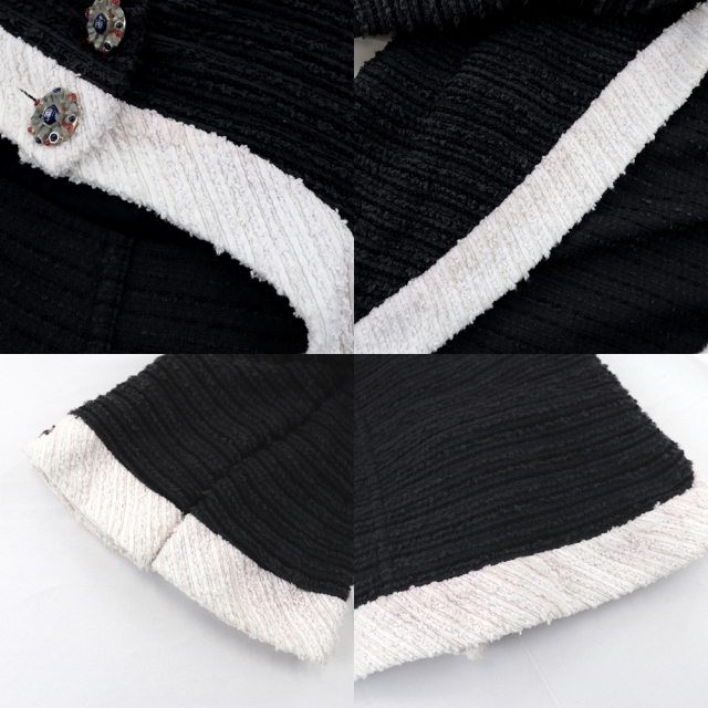 シャネル 14SS ランウェイ着用 ツイードボレロジャケット 36 9