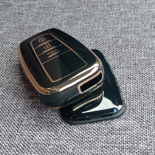 トヨタ TOYOTA スマートキーケースグレー3ボタン メンズのファッション小物(キーケース)の商品写真