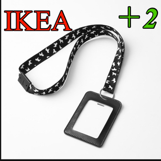 イケア(IKEA)の⭐️IKEA⭐️タグ付き未使用⭐️ネックストラップ⭐️２本セット‼️⭐️(ネックストラップ)