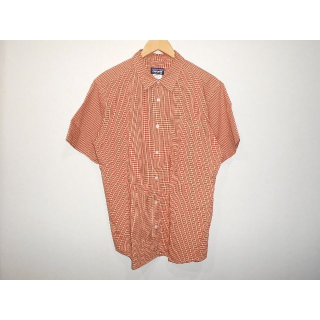 704081● patagonia ORGANIC COTTON 半袖 チェック