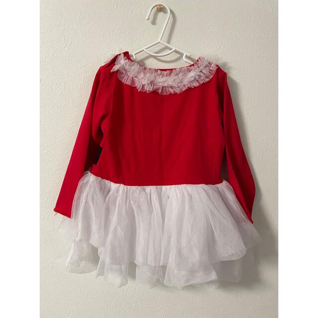 ZARA KIDS(ザラキッズ)のクリスマスワンピース　サイズ100 キッズ/ベビー/マタニティのキッズ服女の子用(90cm~)(ワンピース)の商品写真