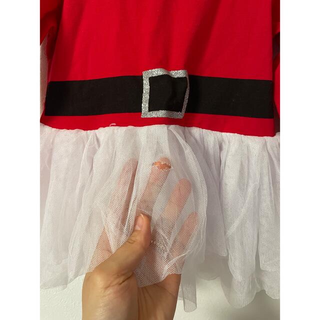 ZARA KIDS(ザラキッズ)のクリスマスワンピース　サイズ100 キッズ/ベビー/マタニティのキッズ服女の子用(90cm~)(ワンピース)の商品写真