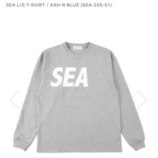 ウィンダンシー(WIND AND SEA)のWIND AND SEA L/S T-shirt Ash-R.Blue XL(Tシャツ/カットソー(七分/長袖))