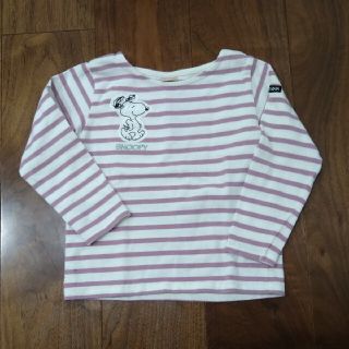 プティマイン(petit main)のプティマイン　スヌーピーボーダーカットソー110(Tシャツ/カットソー)