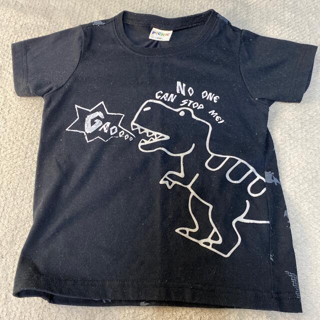 mikihouse(ミキハウス)の恐竜Tシャツ&ショートパンツセット キッズ/ベビー/マタニティのキッズ服男の子用(90cm~)(Tシャツ/カットソー)の商品写真