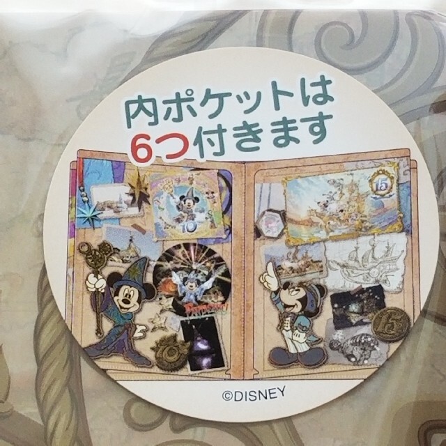 Disney(ディズニー)のディズニーシー　20周年　クリアファイル　タイムトゥシャイン エンタメ/ホビーのおもちゃ/ぬいぐるみ(キャラクターグッズ)の商品写真