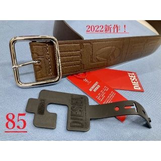 ディーゼル(DIESEL)のディーゼル　ベルト 01A22　サイズ85　ブラウン　新品　X08498(ベルト)